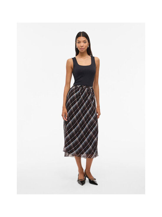 Vila - Vidaliana Kika Midi Plisse svārki - BLACK BEAUTY AOP:KIKA | Stockmann - photo 3