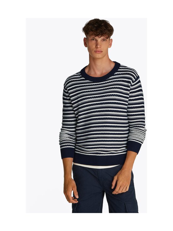 Tommy Jeans - Best Breton - džemperis - C1G DARK NIGHT NAVY / ANCIENT WHITE - photo 4 Tommy Jeans - Best Breton - džemperis - C1G DARK NIGHT NAVY / ANCIENT WHITE | Stockmann - photo 4