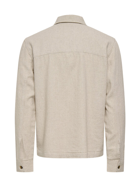 Only & Sons - OnsTroy Regular Zip -kauluspaita - GARDENIA | Stockmann - photo 2
