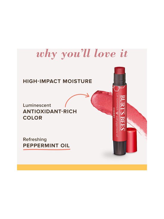 Burts Bees - Lip Shimmer Cherry lūpu spīdums - CHERRY - photo 3 Burts Bees - Lip Shimmer Cherry lūpu spīdums - CHERRY | Stockmann - photo 3