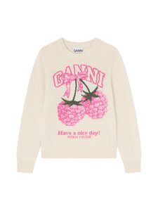 Ganni - Graphic-villaneule - 135 EGRET | Stockmann