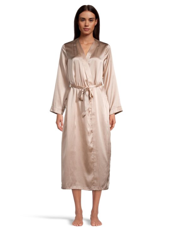 Stockmann Silk - Siidist hommikumantel Monica kinkekarbis - BEIGE | Stockmann - photo 2