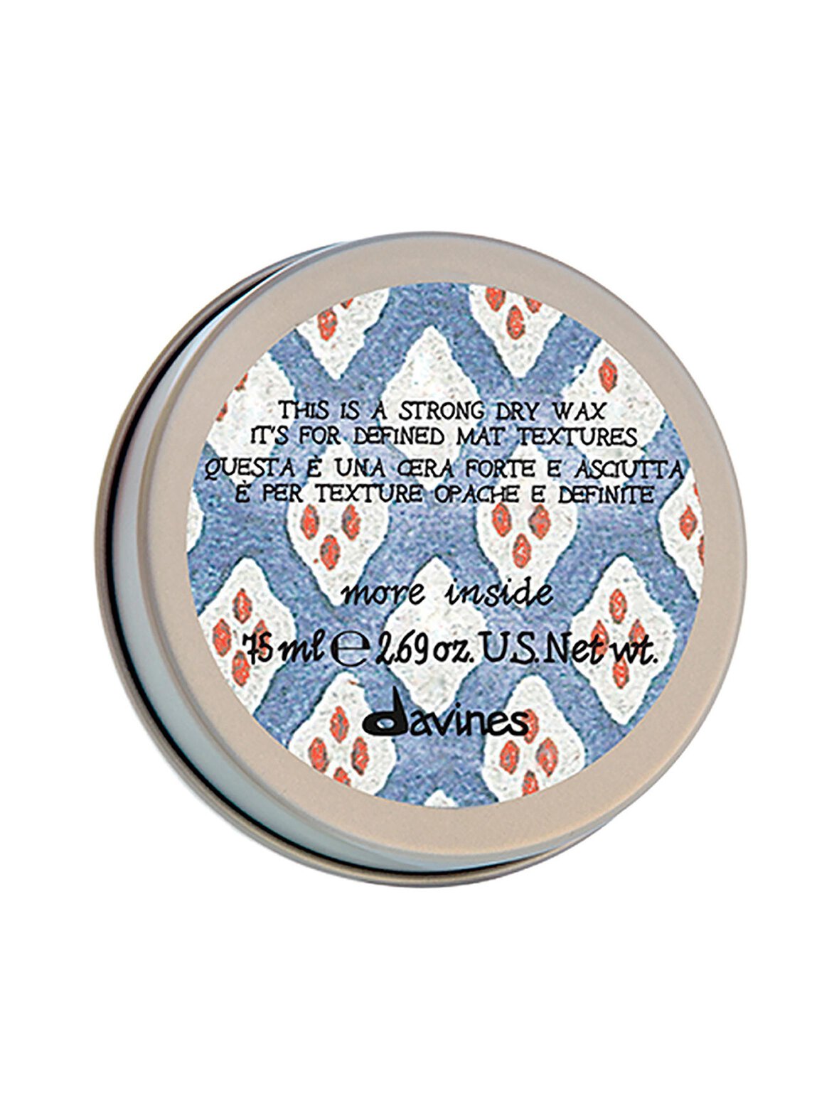 More inside strong dry wax -hiusvaha, 75 ml