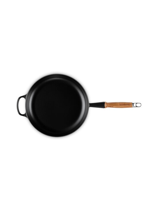 Le Creuset - Le Creuset Signature- paistinpannu puukahvalla ø 28 cm - BLACK | Stockmann - photo 4