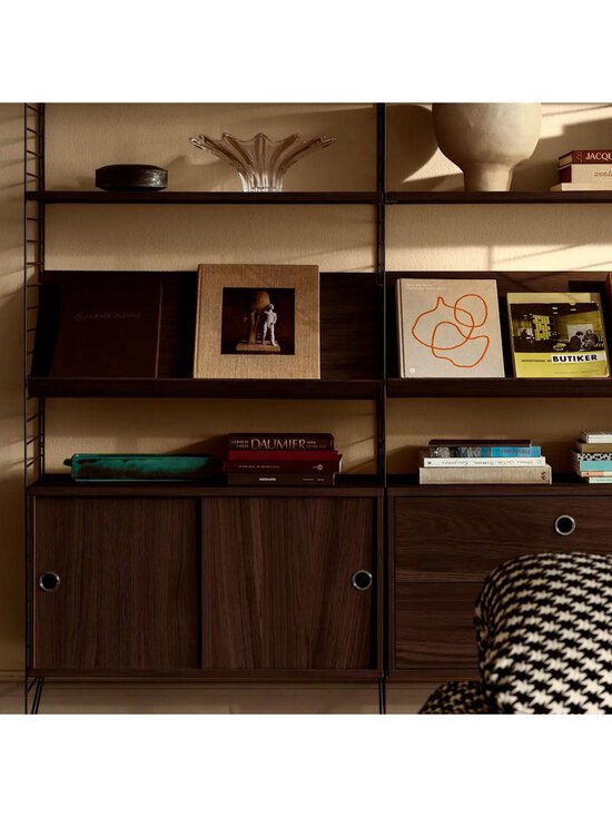 String Furniture - String-kaappi liukuovilla tumma tammi 78 x 20 cm - BROWN | Stockmann - photo 5