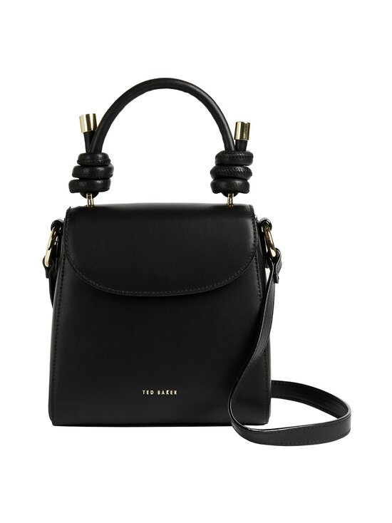 Dillie Knotted Leather Top Handle -nahkalaukku