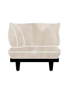 Fatboy - Paletti-kulmatuolin vaihtopäällinen - BEIGE | Stockmann
