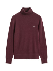 GANT - Merino vilnas džemperis ar augstu apkakli - 667 DARKENED WINE | Stockmann