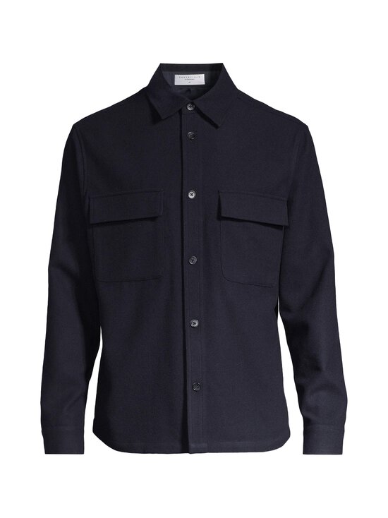 ESSENTIALS by Stockmann - Naveen Woolmix -päällyspaita - MIDNIGHT BLUE | Stockmann - photo 1