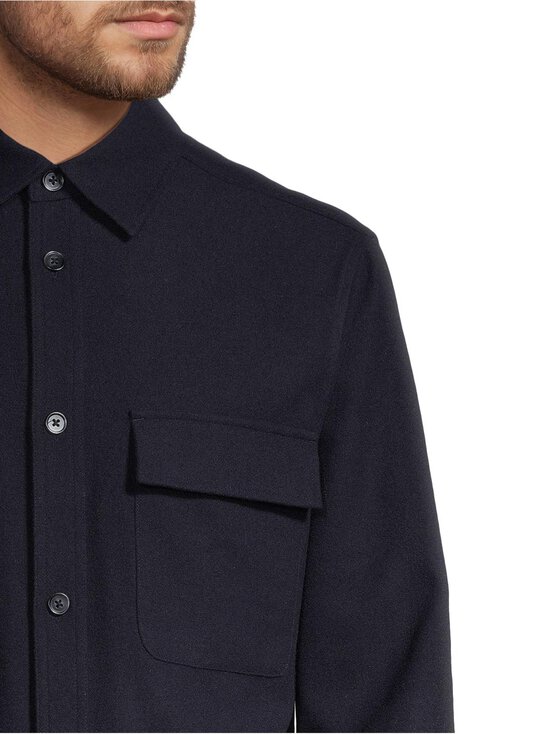 ESSENTIALS by Stockmann - Naveen Woolmix -päällyspaita - MIDNIGHT BLUE | Stockmann - photo 5