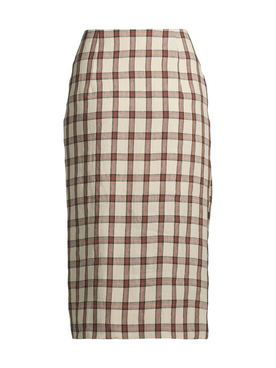 Róhe - Draped Check -pellavahame - 641_547 RED TABLE CHECK | Stockmann - photo 2