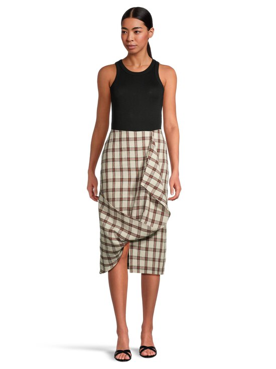 Róhe - Draped Check -pellavahame - 641_547 RED TABLE CHECK | Stockmann - photo 3