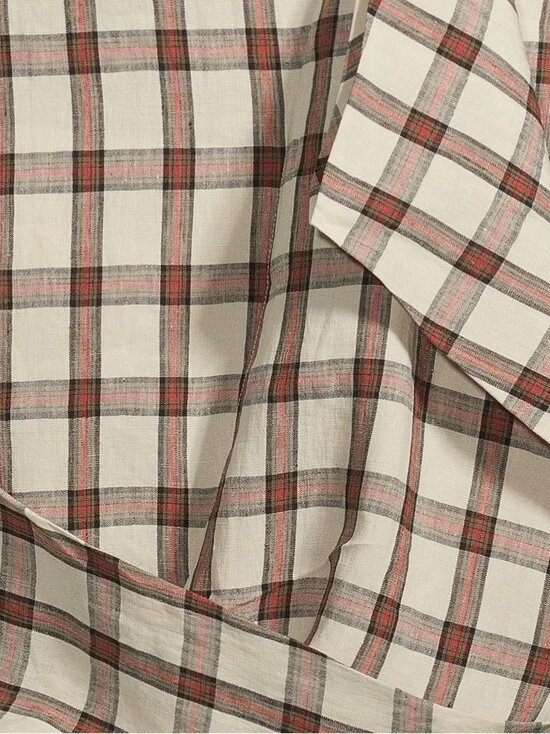 Róhe - Draped Check -pellavahame - 641_547 RED TABLE CHECK | Stockmann - photo 5