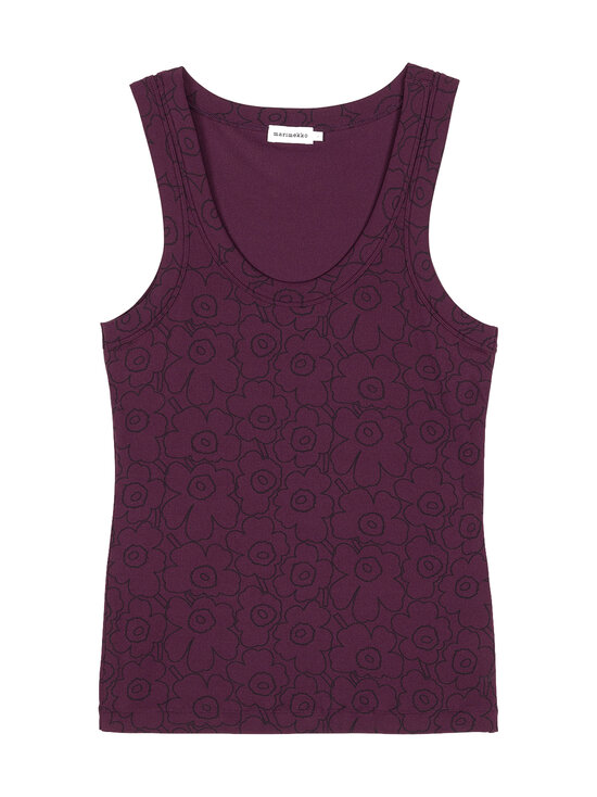 Marimekko - Sävyt Piirto Unikko -toppi - 450 DARK PURPLE, DARK BLUE | Stockmann - photo 1