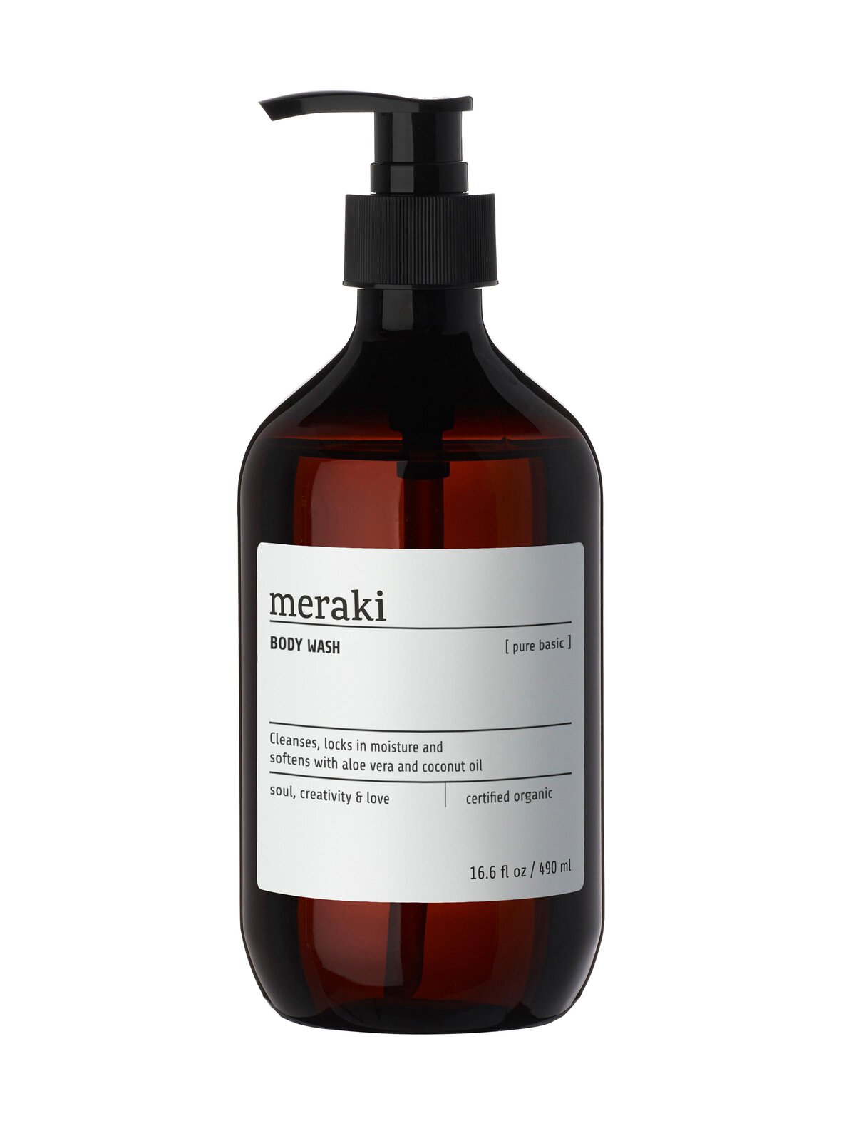 Pure Basic -suihkusaippua 490 ml