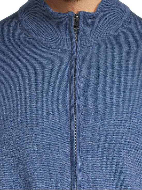 Cap Horn - Denton-merinovillainen neuletakki - DUSTY BLUE B0824 | Stockmann - photo 4