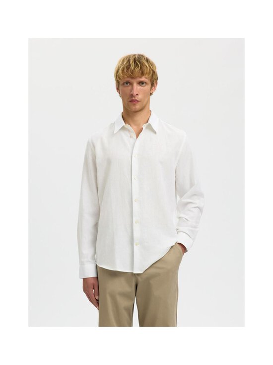 Selected - SlmRegClaus Regular Fit krekls ar apkakli - BRIGHT WHITE | Stockmann - photo 5