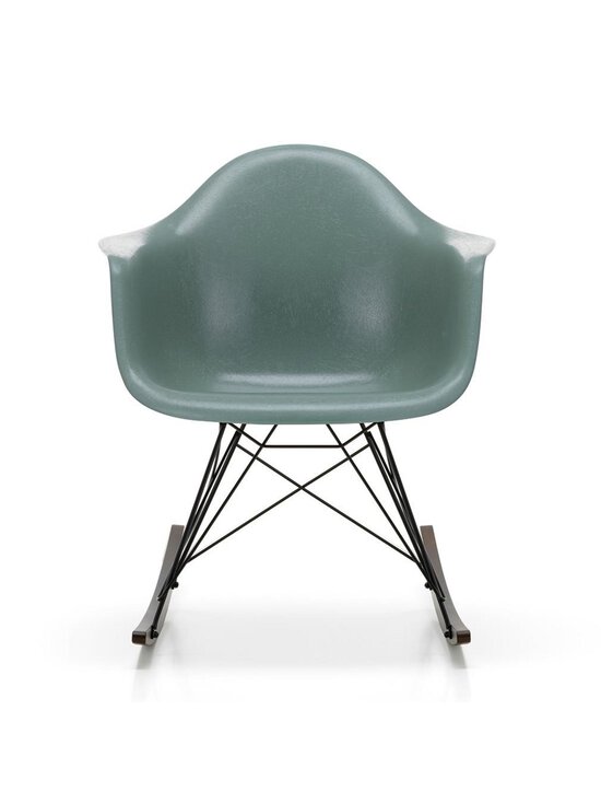 Vitra - Eames RAR Fiberglass -keinutuoli sea foam green/musta/tumma vaahtera - GREEN | Stockmann - photo 2