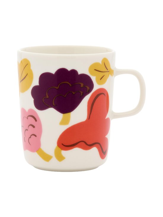 Marimekko - Kukasta Kukkaan -muki - WHITE, PINK, TERRAC., PLUM | Stockmann - photo 1