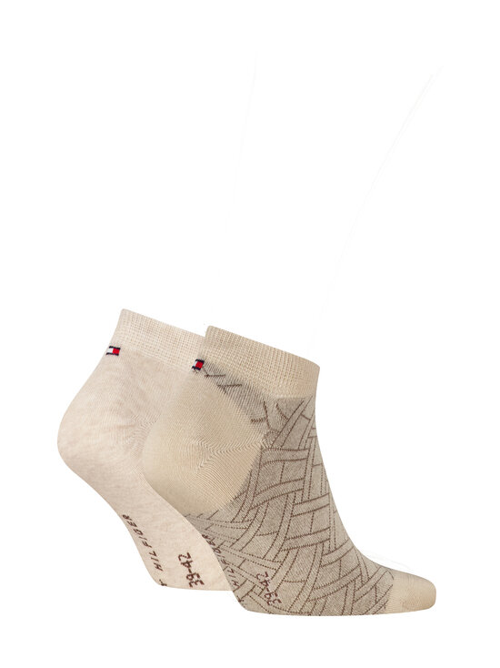 Tommy Hilfiger - Sneaker Flag -sukat 2-pack - 001 SAND | Stockmann - photo 2