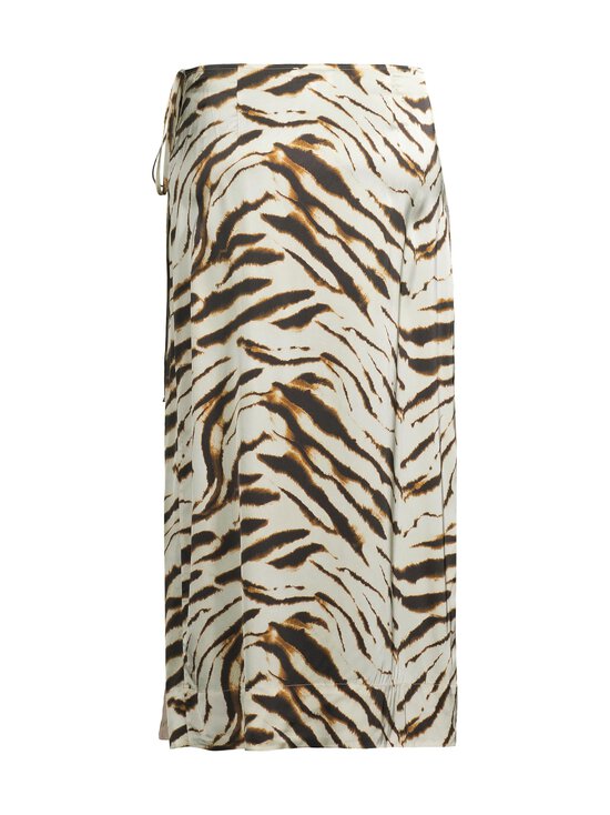 Ganni - Shibori Organza Printed Stretch -satiinihame - ZZ7 SEEDLING | Stockmann - photo 2