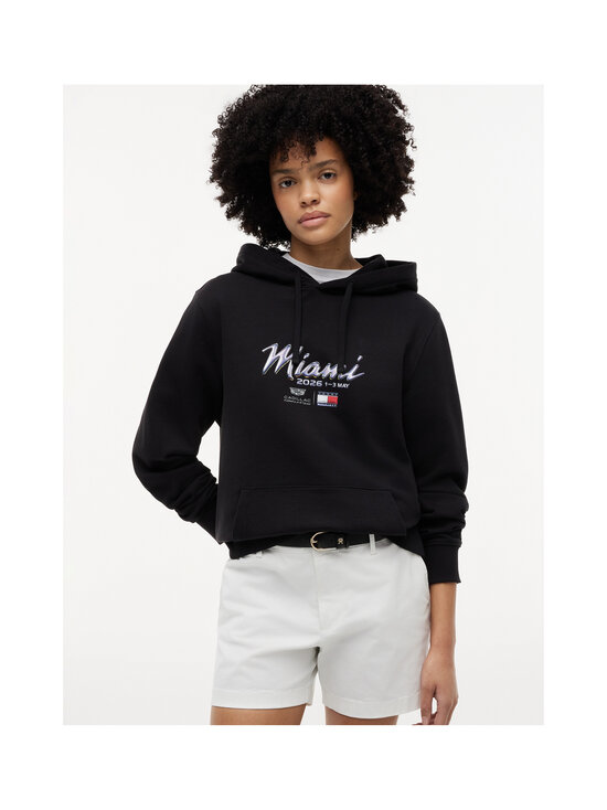 Tommy Hilfiger - TH x CF1 Miami Graphic džemperis ar kapuci - BDS BLACK | Stockmann - photo 4
