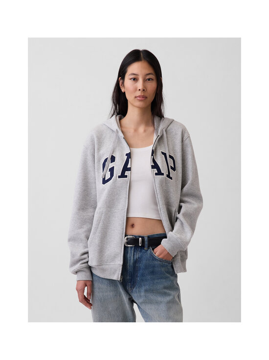 GAP - Core Arch Full Zip jaka ar kapuci - LIGHT HEATHER GREY V2 | Stockmann - photo 5