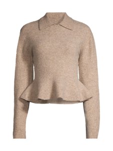 SECOND FEMALE - Selana Collar -neule - 6007 CAMEL MELANGE | Stockmann