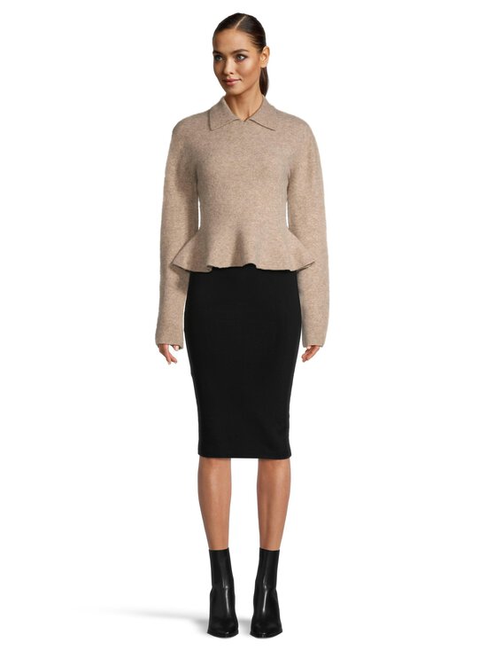 SECOND FEMALE - Selana Collar -neule - 6007 CAMEL MELANGE - photo 2 SECOND FEMALE - Selana Collar -neule - 6007 CAMEL MELANGE | Stockmann - photo 2