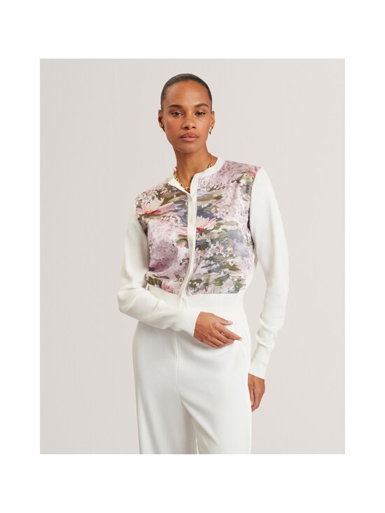 Ted Baker London - Sisilla Printed Front -neuletakki - IVORY | Stockmann - photo 2