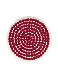 Marimekko - Siirtolapuutarha-lautanen 20 cm - DK.RED, OFF WHITE | Stockmann