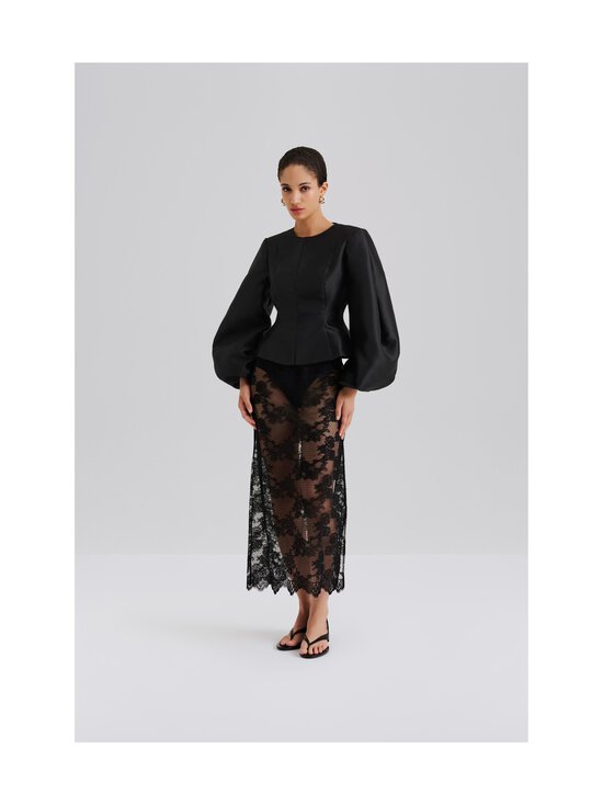 Malina - Vendela Balloon Sleeve -pusero - BLACK | Stockmann - photo 4