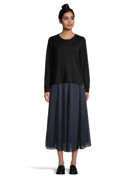 ESSENTIALS by Stockmann - Amelia-merinoneuletakki - BLACK 99070 - photo 2 ESSENTIALS by Stockmann - Amelia-merinoneuletakki - BLACK 99070 | Stockmann - photo 2