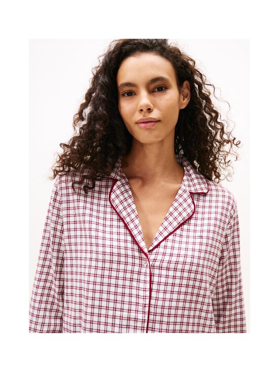 Tommy Hilfiger - Flanell-yöpaita - 0LZ MINI PLAID IVORY SILK | Stockmann - photo 2