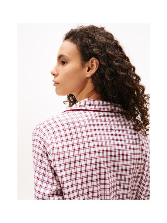 Tommy Hilfiger - Flanell-yöpaita - 0LZ MINI PLAID IVORY SILK | Stockmann - photo 3