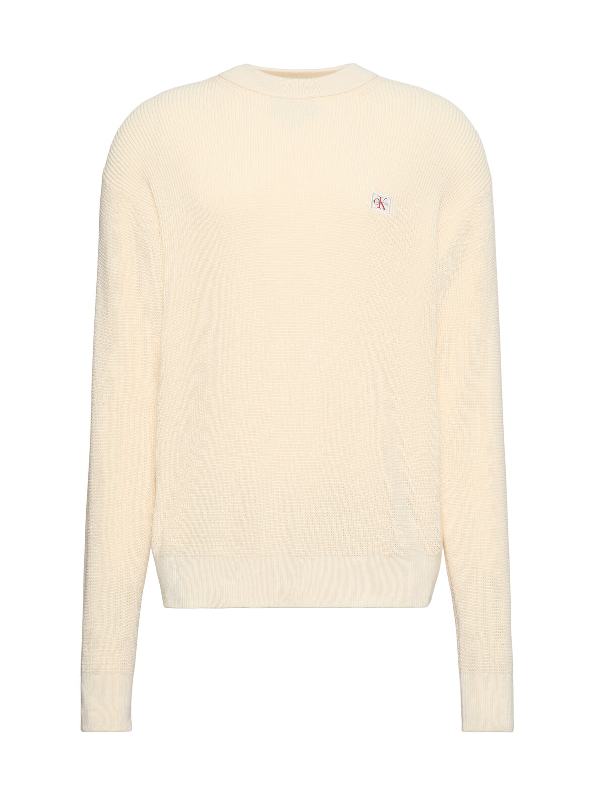 Ez Cotton Waffle Crewneck -neule
