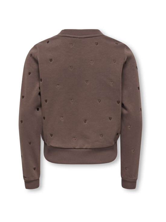 KIDS ONLY - KogAtika O-neck -sydänbrodeerattu collegepaita - BRACKEN DETAIL:EMB HEARTS/BRACKEN | Stockmann - photo 2
