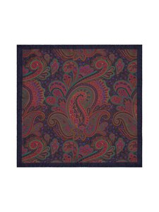 Stockholm Kravatt - Big Paisley -silkkitaskuliina - 1 BLACK | Stockmann