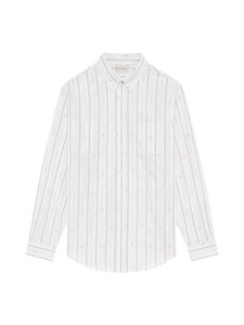 Drôle de Monsieur - Chemise Rayèe Monogramme krekls ar apkakli - OFF WHITE | Stockmann