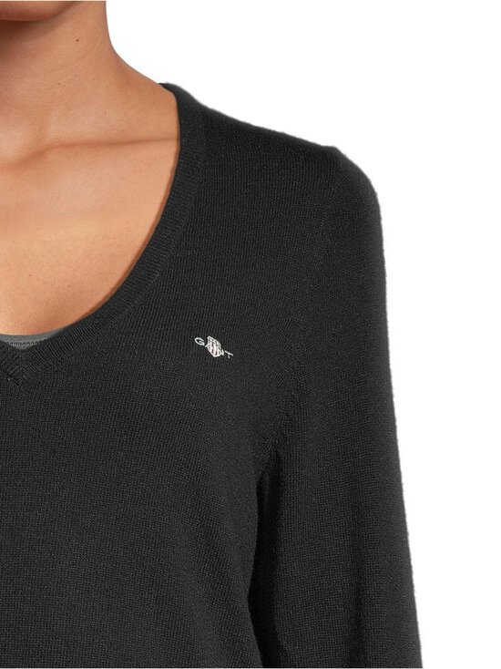 GANT - Extrafine adīts džemperis - 5 BLACK | Stockmann - photo 4