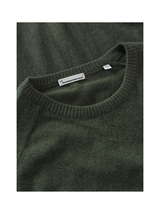 Knowledge Cotton Apparel - Lambswool Crew Neck -neulepaita - 1090 FORREST NIGHT | Stockmann - photo 3