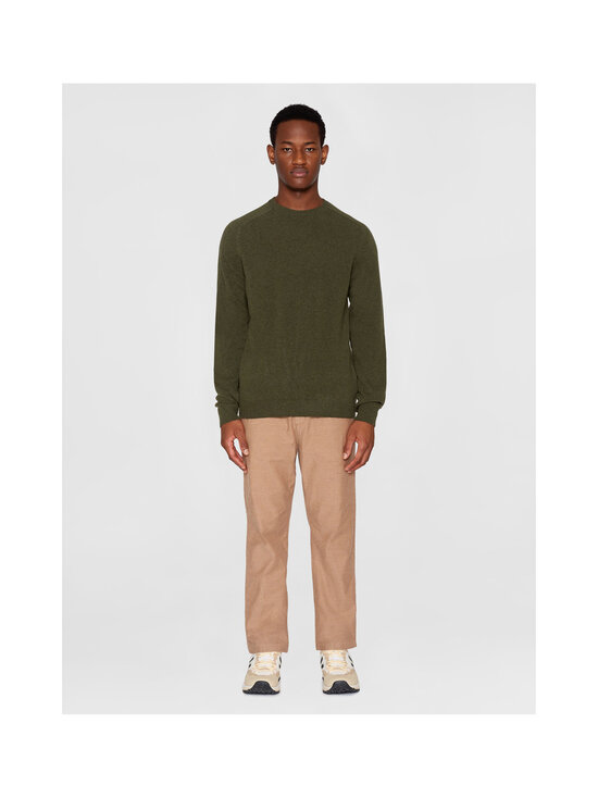 Knowledge Cotton Apparel - Lambswool Crew Neck -neulepaita - 1090 FORREST NIGHT | Stockmann - photo 6