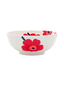 Marimekko - Kauss Oiva Unikko 1,3 dl - WHITE, RED, BLUE | Stockmann