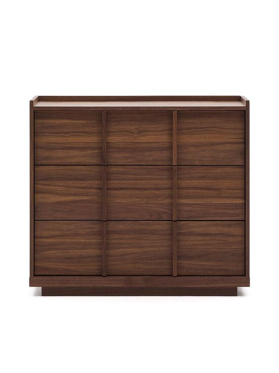 Kave Home - Onix-lipasto tumma pähkinä 100 x 78 cm - BROWN | Stockmann - photo 1