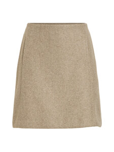 Vila - ViZikka High Waist -hame - DARK NATURAL MELANGE | Stockmann
