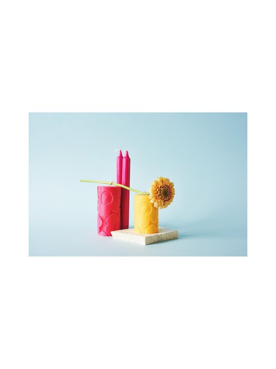 Marimekko - Lauaküünal Unikko 6,5 x 14 cm - PINK | Stockmann - photo 2