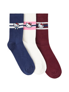 Lindex - Hello Kitty zeķes, 3-pāri - 7790 RED | Stockmann