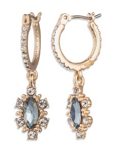Marchesa - Huggie Pear Drop -korvakorut - 400 GLD/ DENIM | Stockmann