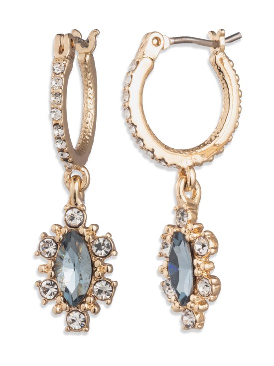 Marchesa - Huggie Pear Drop -korvakorut - 400 GLD/ DENIM | Stockmann - photo 1