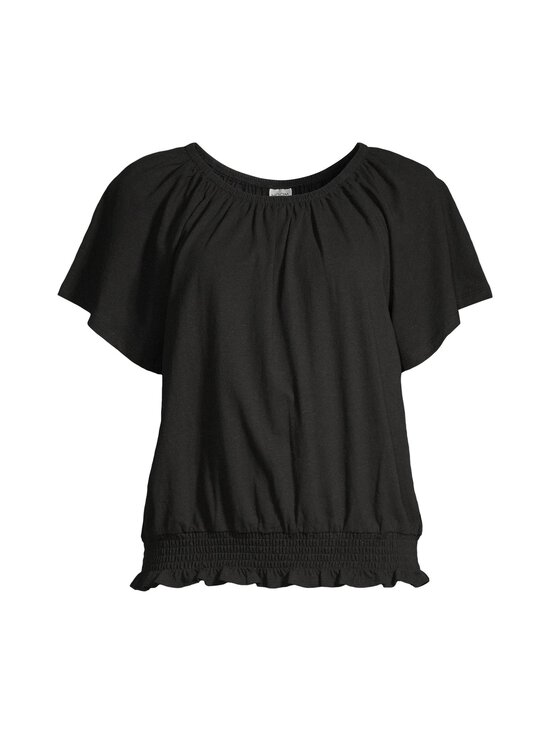 NOOM - Tricha Linen -trikoopusero - BLACK SOLID | Stockmann - photo 1